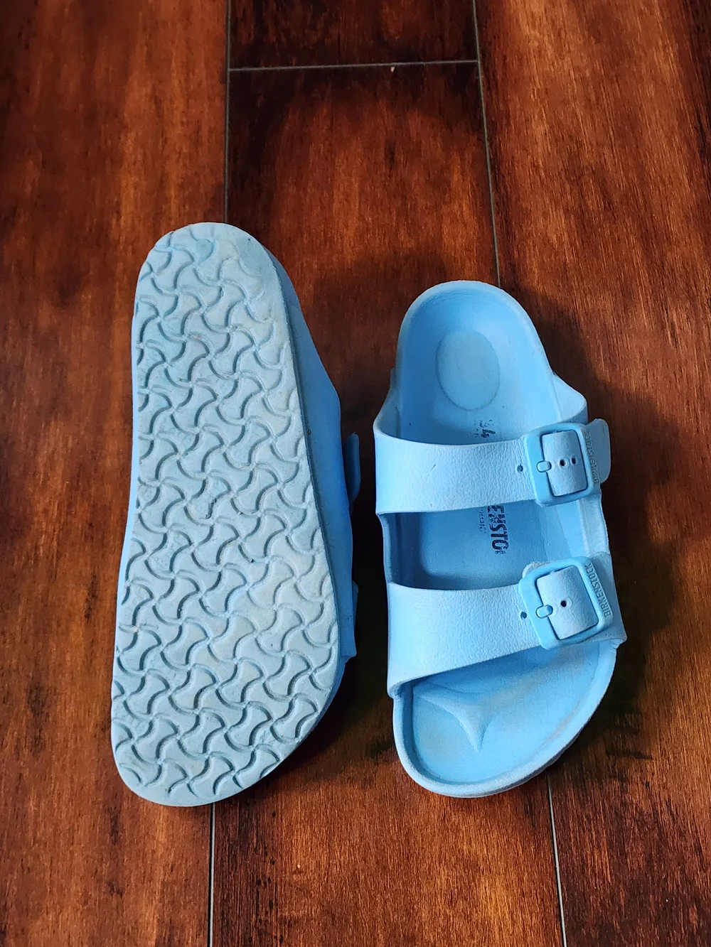 Birkenstock Arizona EVA Light Blue Sandals Kids EU 34 US 3 Waterproof